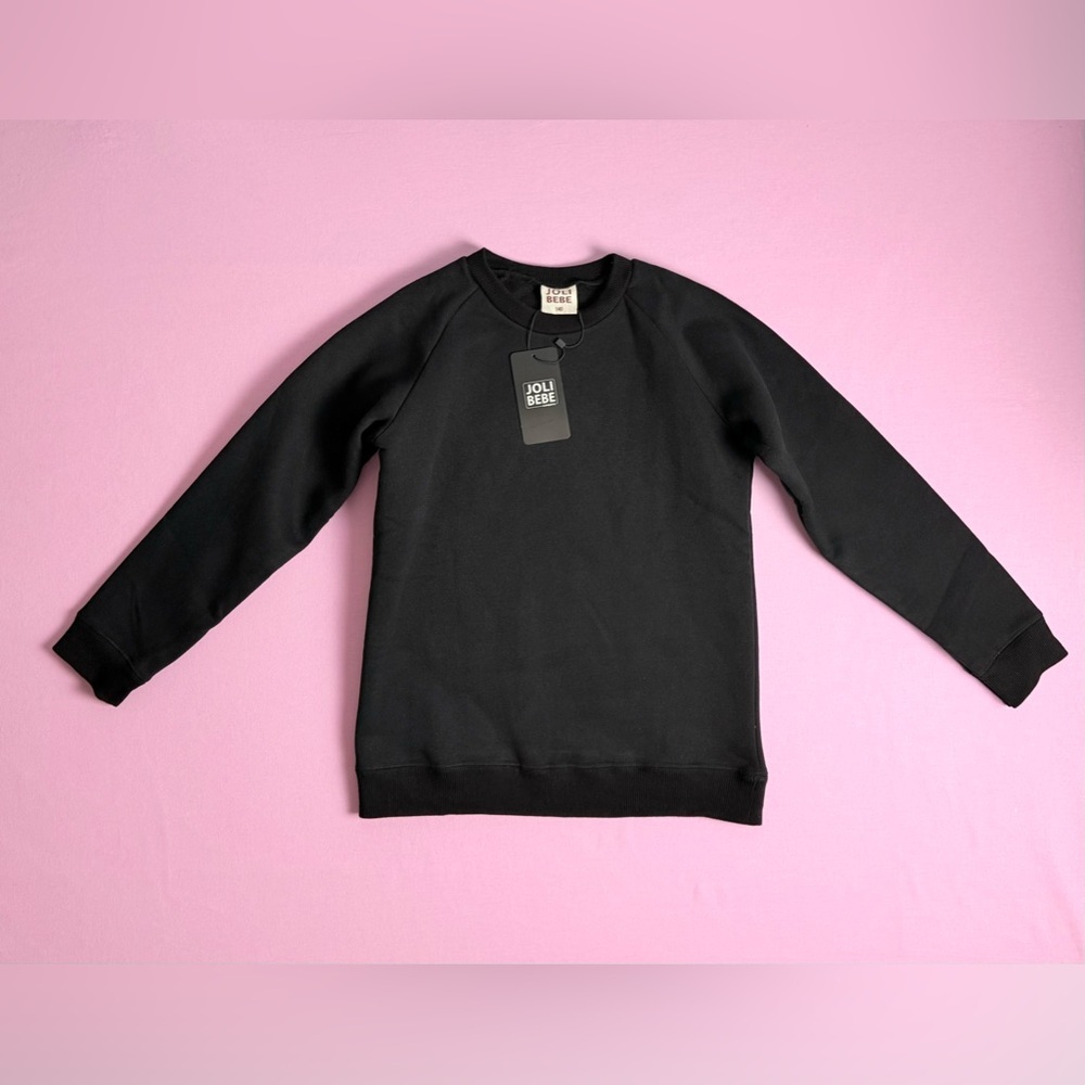 NWT Korean Clothing Brand Joli(e) Bebe I Kids Fleece Cozy Sweatshirt | Size 7-8Y